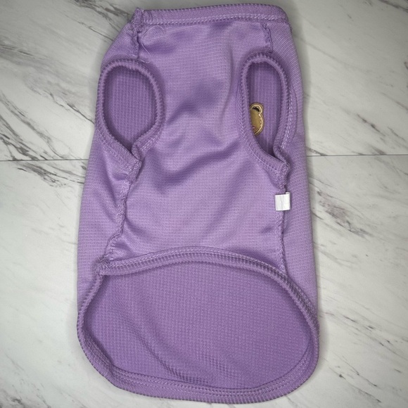 NWOT Knit Pet Tank - Sewn Bear Graphic - Purple - Size Large - Picture 7 of 14